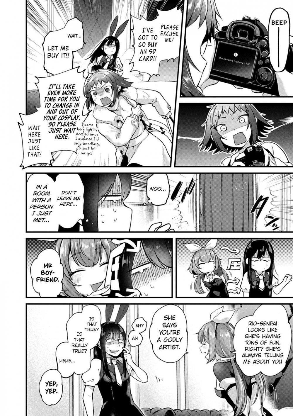 Hentai Manga Comic-Doujin Sakka wa Cosplay Ecchi no Yume o Miru ka?-Chapter 3-6